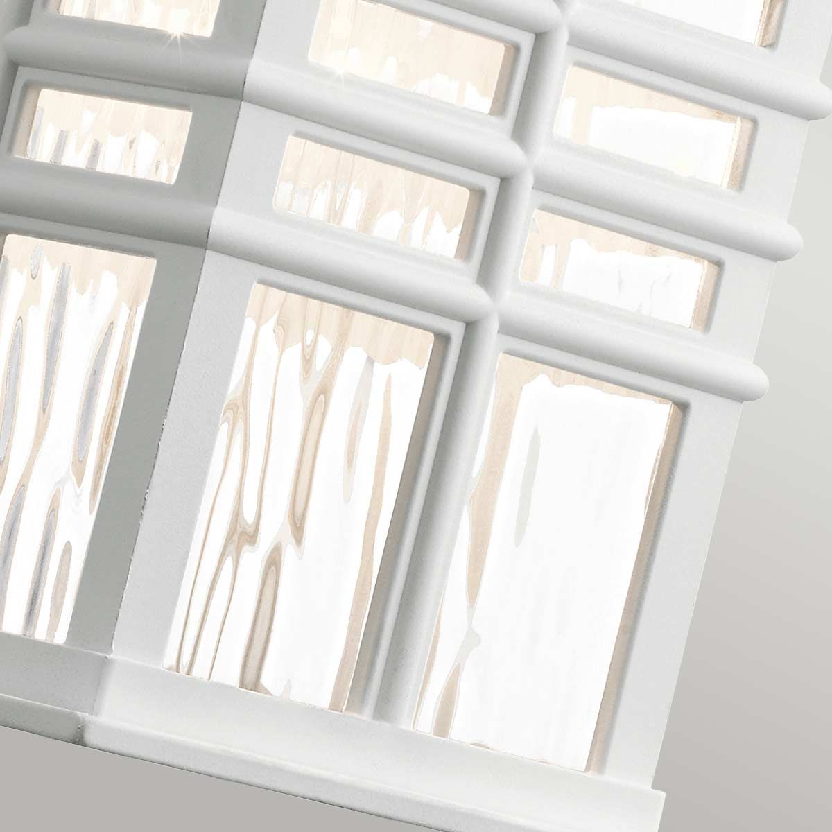 Beacon Square Kleine Wandlaterne mit 1 Licht, Weiß - Elsteadlighting - KL - BEACON - SQUARE - S - WHT