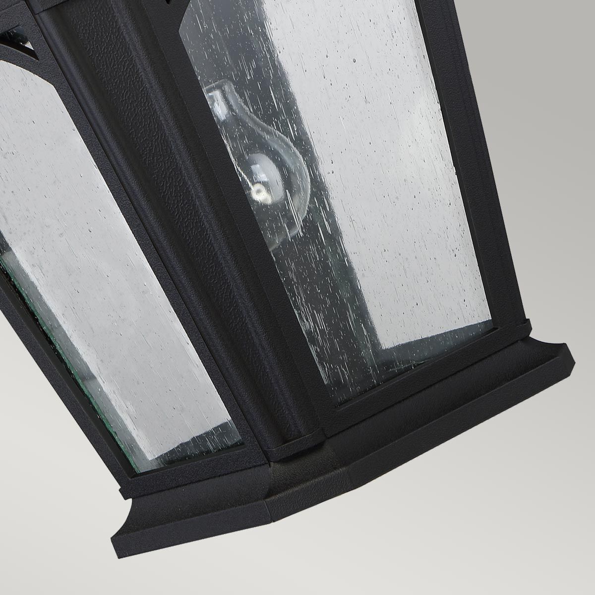 Bedford 1 - flammige große Wandlaterne - Mystic Black - Elsteadlighting - QZ - BEDFORD2 - L