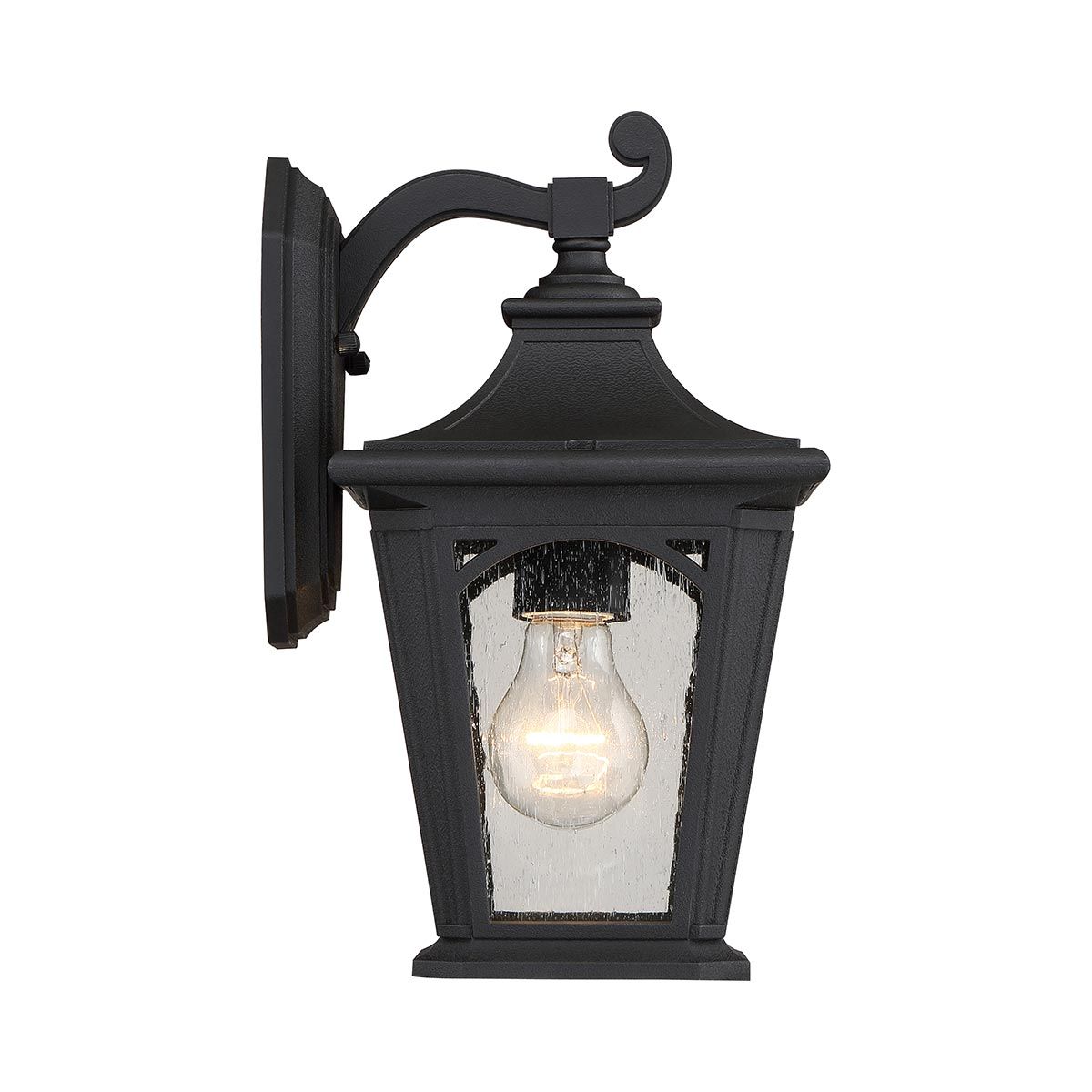 Bedford 1 - flammige kleine Wandlaterne - Mystic Black - Elsteadlighting - QZ - BEDFORD2 - S