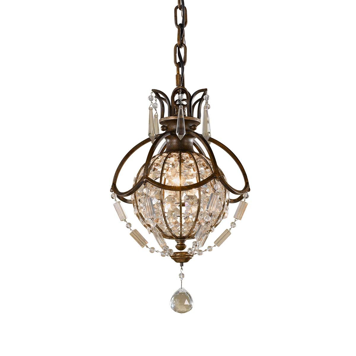 Bellini 1-flammige Pendelleuchte - Oxidierte Bronze/Britische Bronze - Elsteadlighting - leuchtengrosshandel24