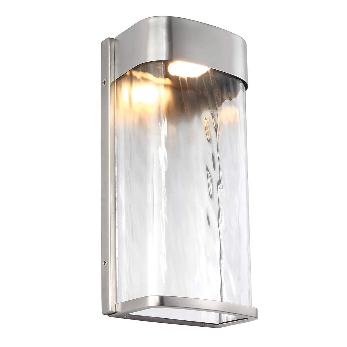 Bennie 1 - flammige große LED - Wandleuchte, lackierter gebürsteter Stahl - Elsteadlighting - FE - BENNIE - L - PBS
