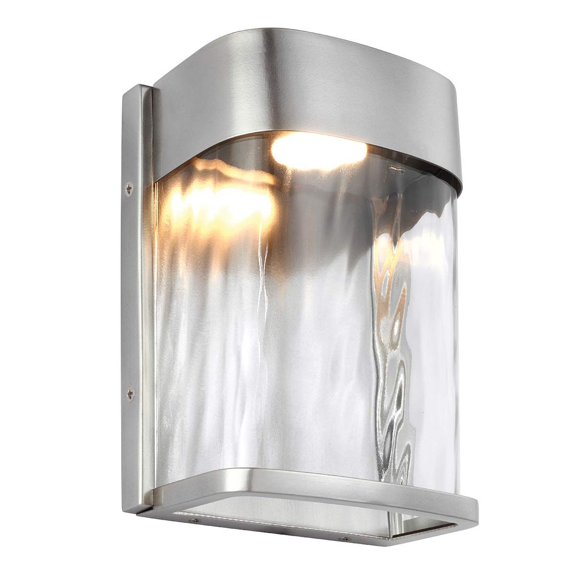 Bennie 1 - flammige kleine LED - Wandleuchte, lackierter gebürsteter Stahl - Elsteadlighting - FE - BENNIE - S - PBS