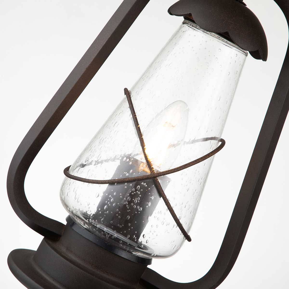 Bergmanns - Laterne mit 1 Lichterkette, alte Bronze - Elsteadlighting - MINERS - CHN