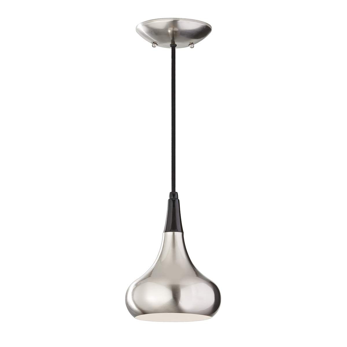 Beso 1-flammige Mini-Pendelleuchte - Gebürsteter Stahl - Elsteadlighting - leuchtengrosshandel24