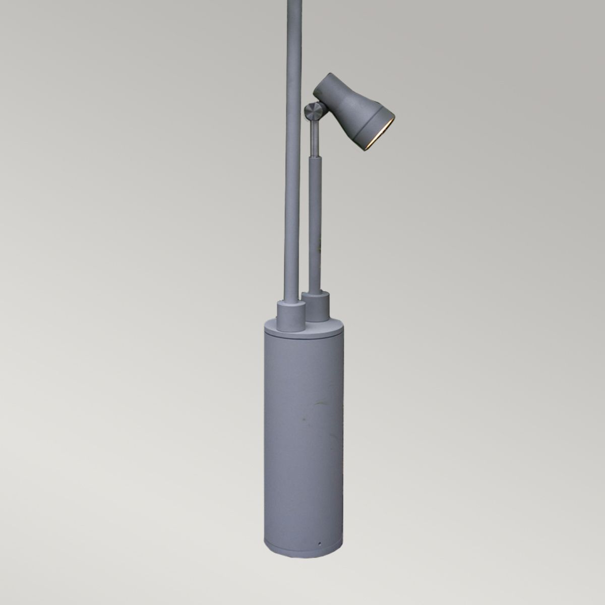 Beta Doppelkopf - Pfostenstrahler - Mattsilber - Elsteadlighting - GZ - BETA10