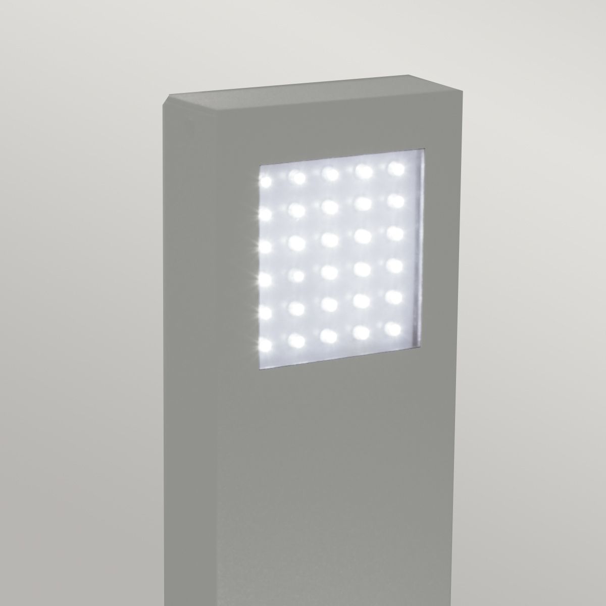 Beta Mini Pollerleuchte doppelseitig - Mattsilber - Elsteadlighting - GZ - BETA17