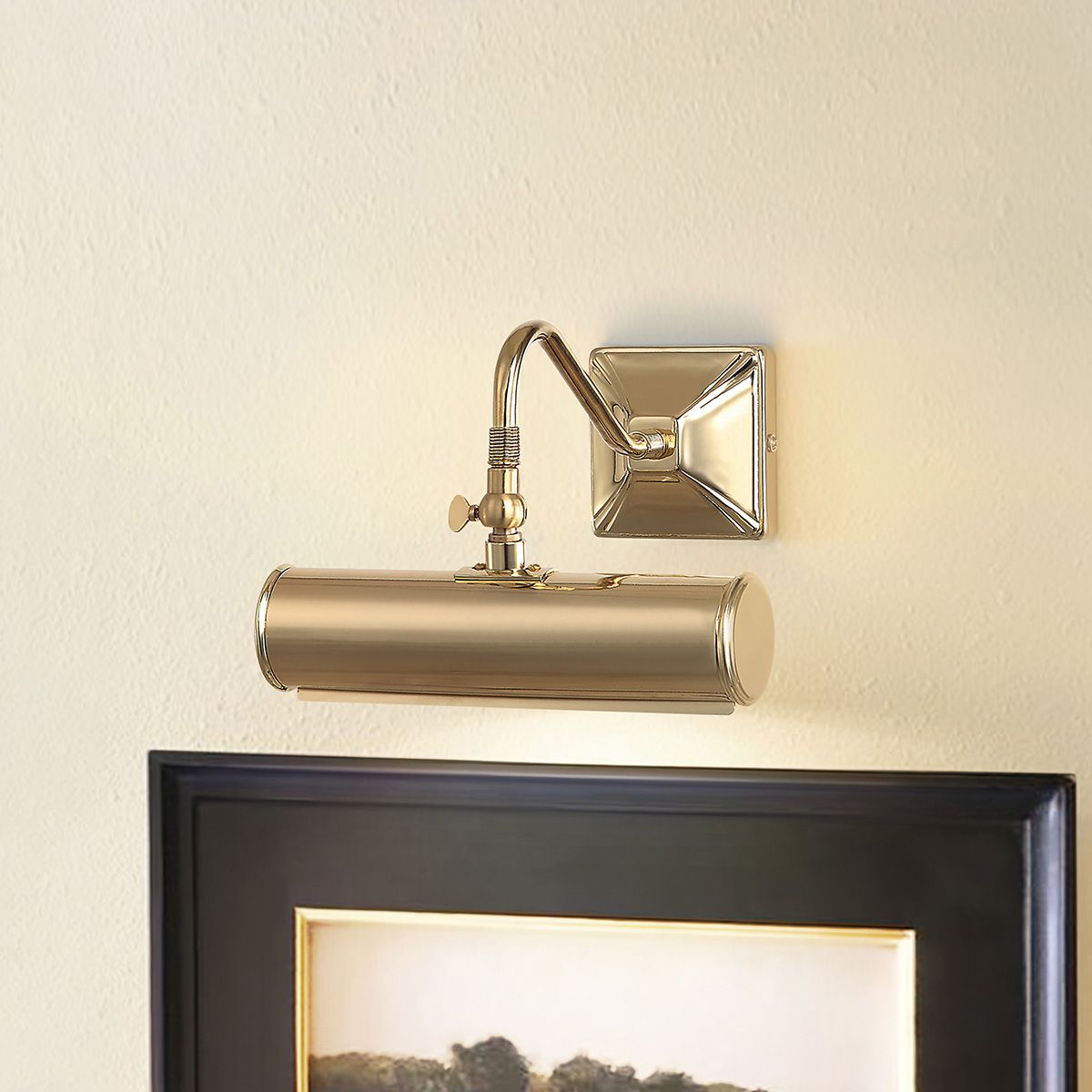 Bilderleuchte 1 - flammig klein - Messing poliert - Elsteadlighting - PL1 - 10 - PB