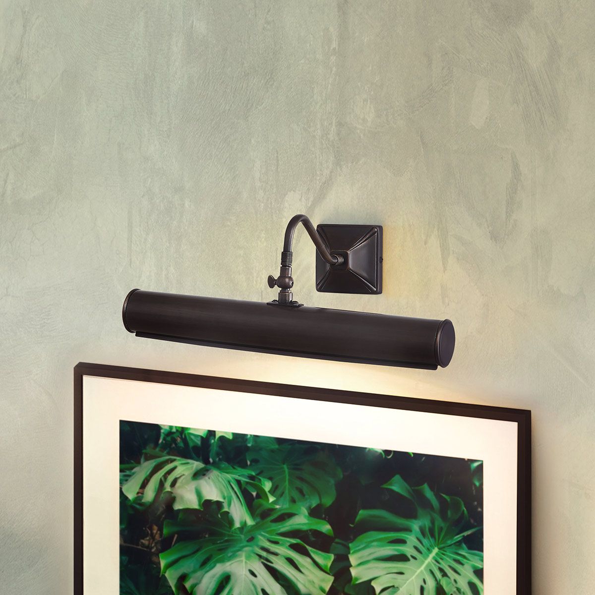 Bilderleuchte 2 Lichter Groß - Dunkelbronze - Elsteadlighting - PL1 - 20 - DB