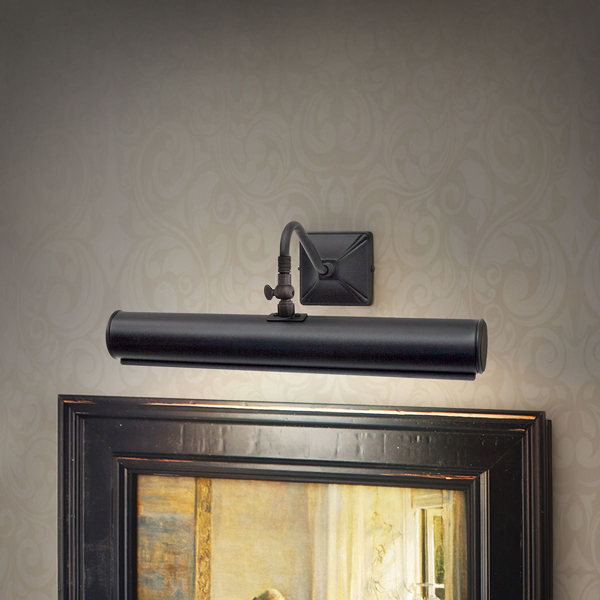Bilderleuchte 2 Lichter Groß - Schwarz - Elsteadlighting - PL1 - 20 - BLK