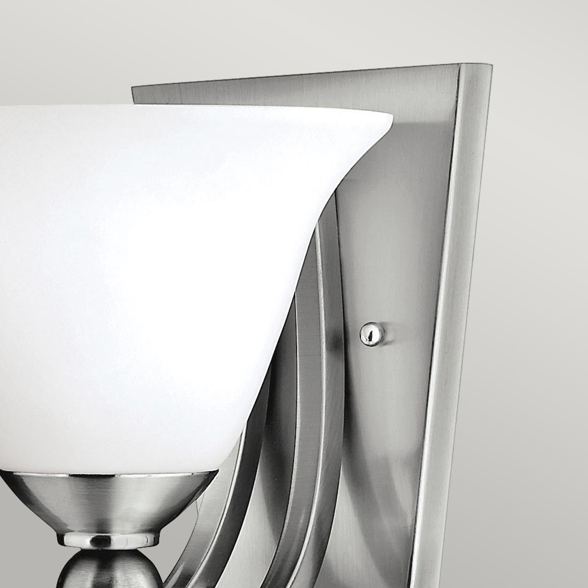 Bolla 1-flammige Wandleuchte - Gebürstetes Nickel - Elsteadlighting - leuchtengrosshandel24