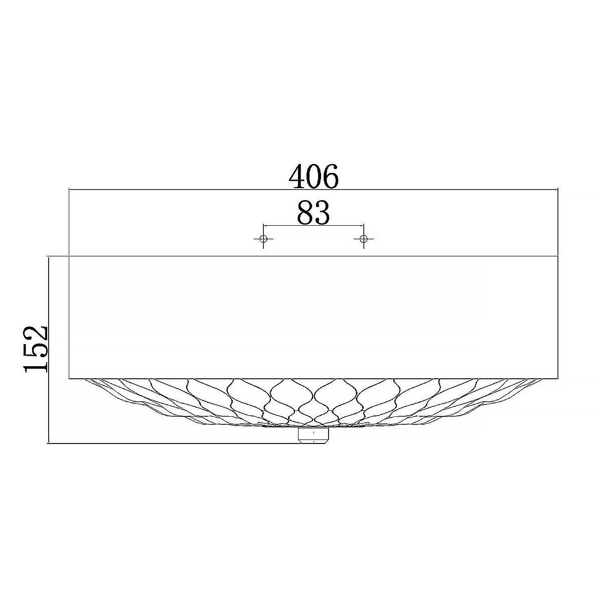 Botanic 3 Light Medium Flush - Dunkel gealtertes Messing - Elsteadlighting - leuchtengrosshandel24