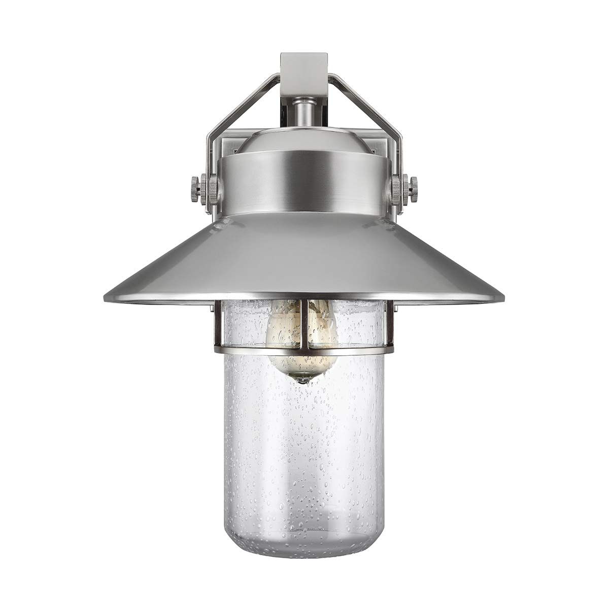 Boynton 1 - flammige große Wandlaterne, lackierter gebürsteter Stahl - Elsteadlighting - FE - BOYNTON2 - L