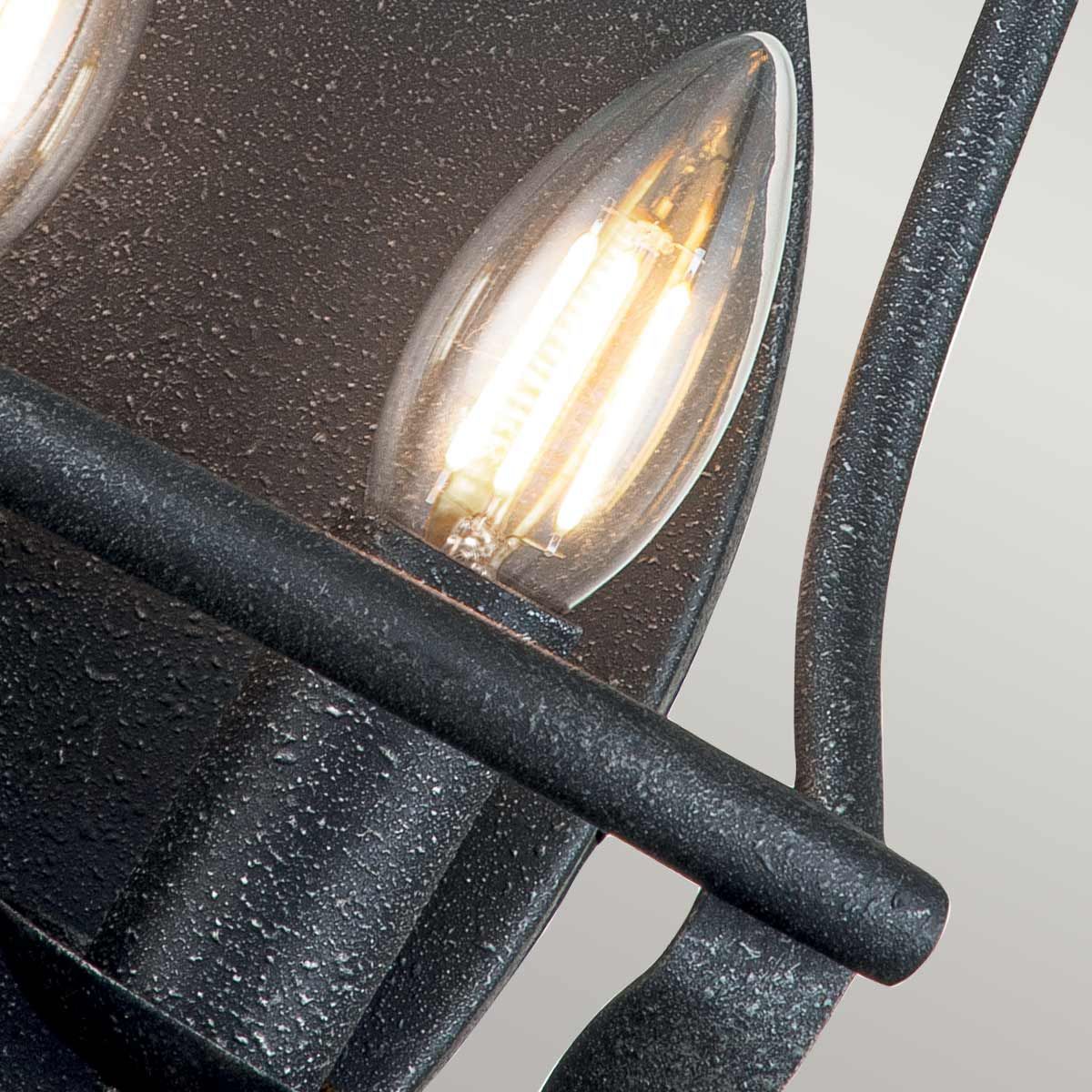 Bradbury 2-flammige Wandleuchte - Graue Esche - Elsteadlighting - leuchtengrosshandel24