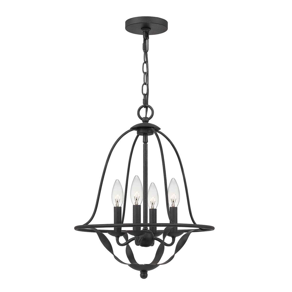 Bradbury 4-flammige Pendelleuchte - Graue Esche - Elsteadlighting - leuchtengrosshandel24