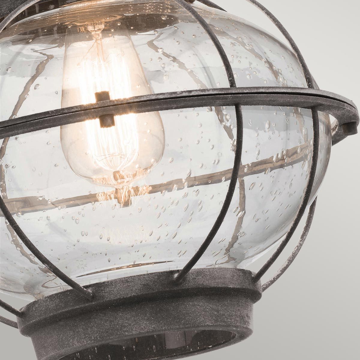Bridgepoint 1 - flammige große Wandlaterne - verwittertes Zink - Elsteadlighting - KL - BRIDGEPOINT - L