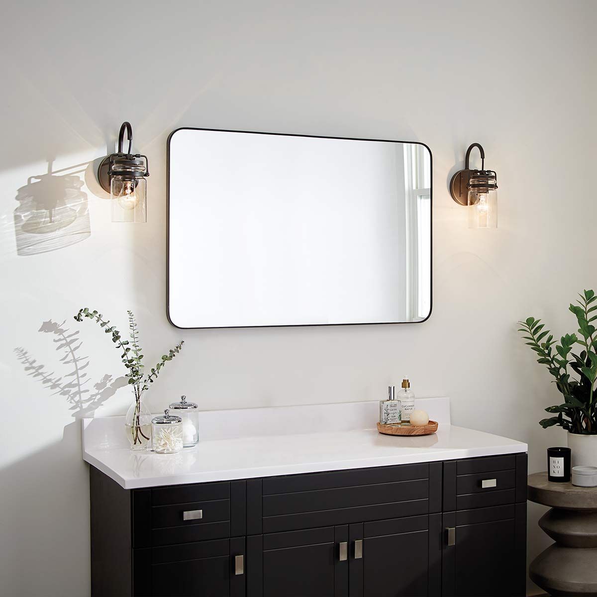 Brinley 1-flammige Wandleuchte - Alte Bronze - Elsteadlighting - leuchtengrosshandel24