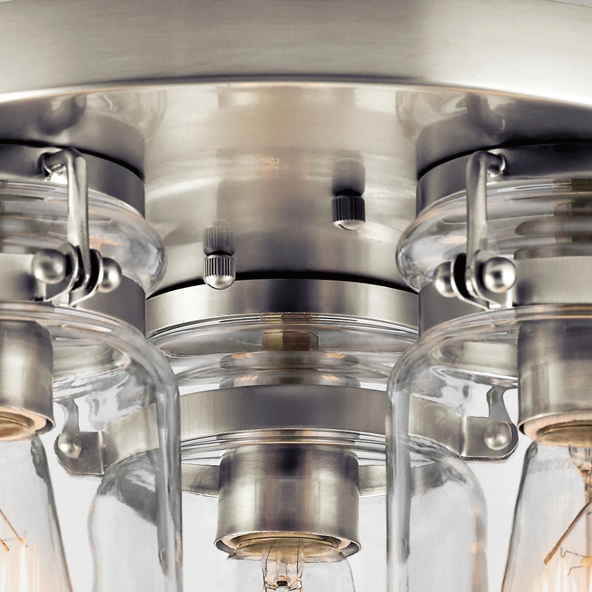 Brinley 3-flammige Deckenleuchte - Gebürstetes Nickel - Elsteadlighting - leuchtengrosshandel24
