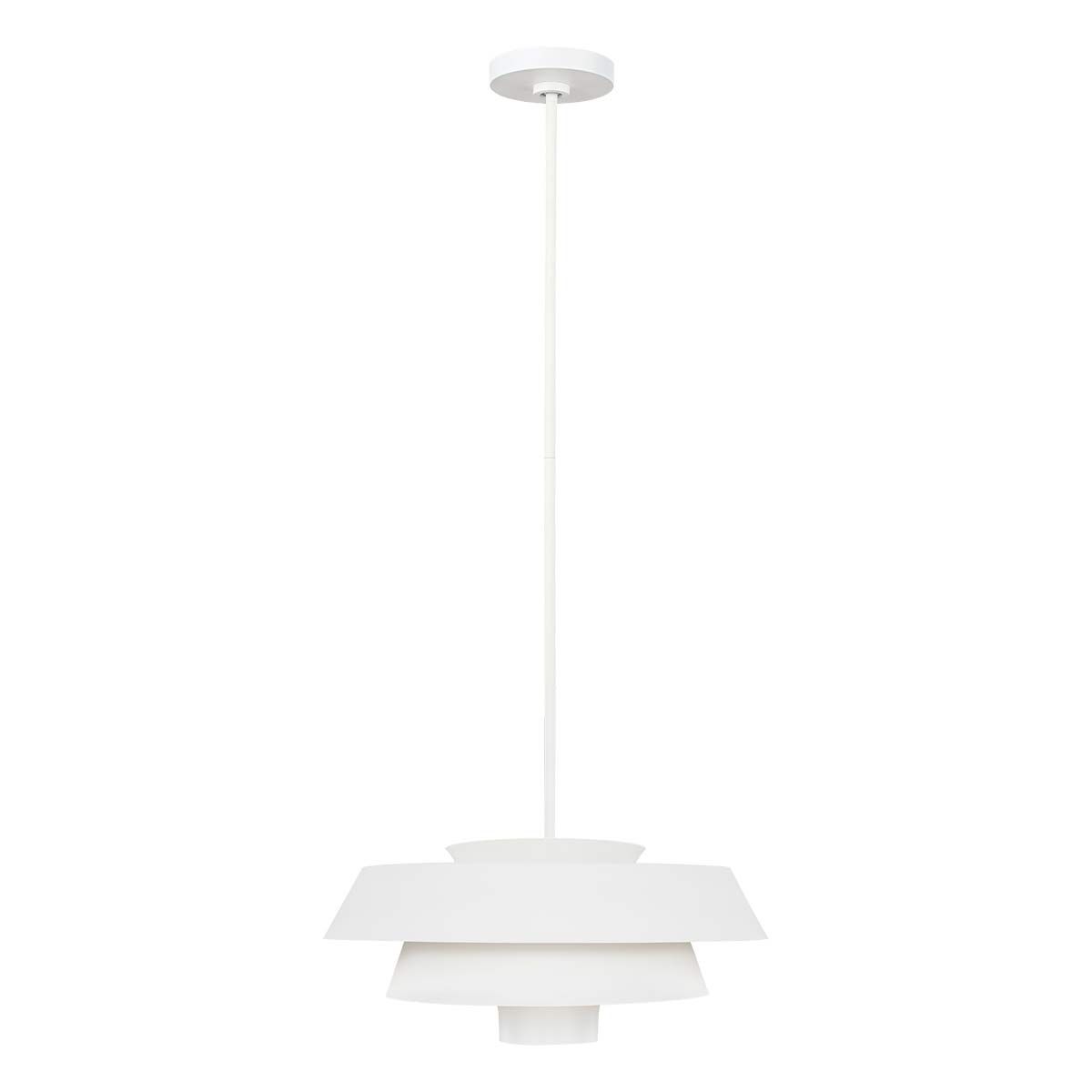 Brisbin 1-flammige Pendelleuchte - Mattweiß - Elsteadlighting - leuchtengrosshandel24