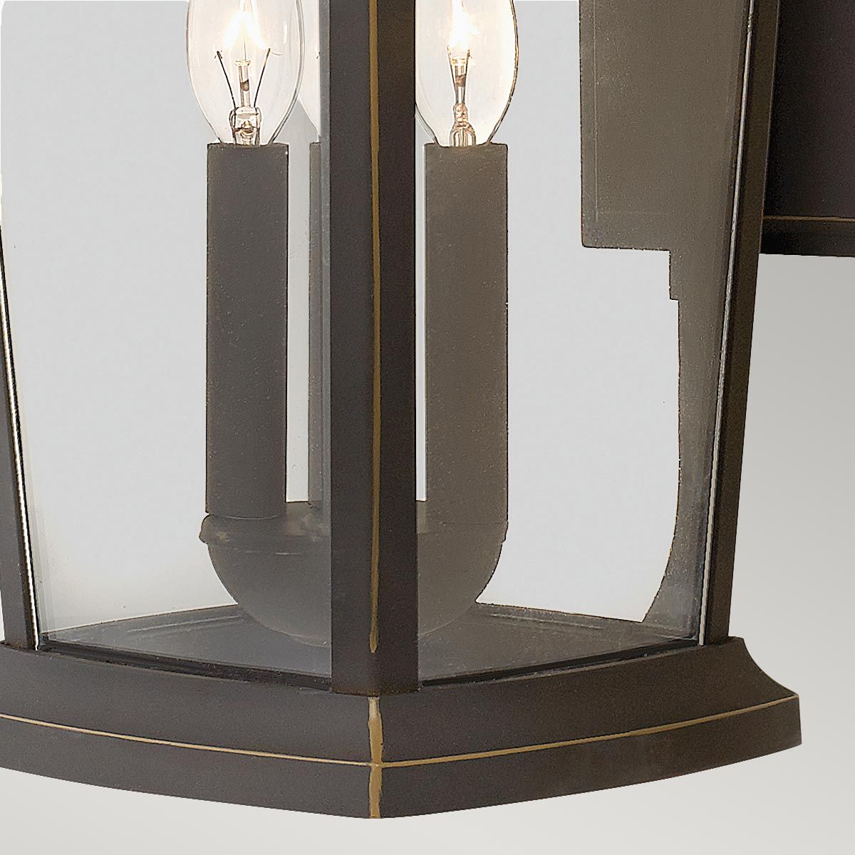 Bromley Große Wandlaterne mit 3 Lichtern, geölte Bronze - Elsteadlighting - HK - BROMLEY2 - L