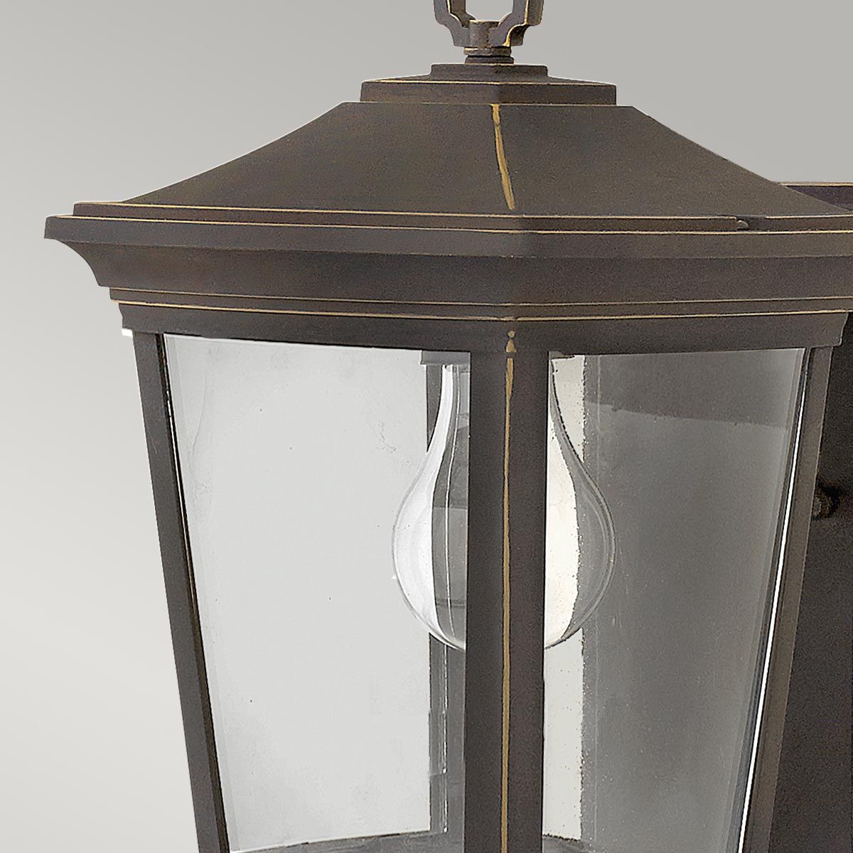 Bromley Kleine Wandlaterne mit 1 Licht, geölte Bronze - Elsteadlighting - HK - BROMLEY2 - S