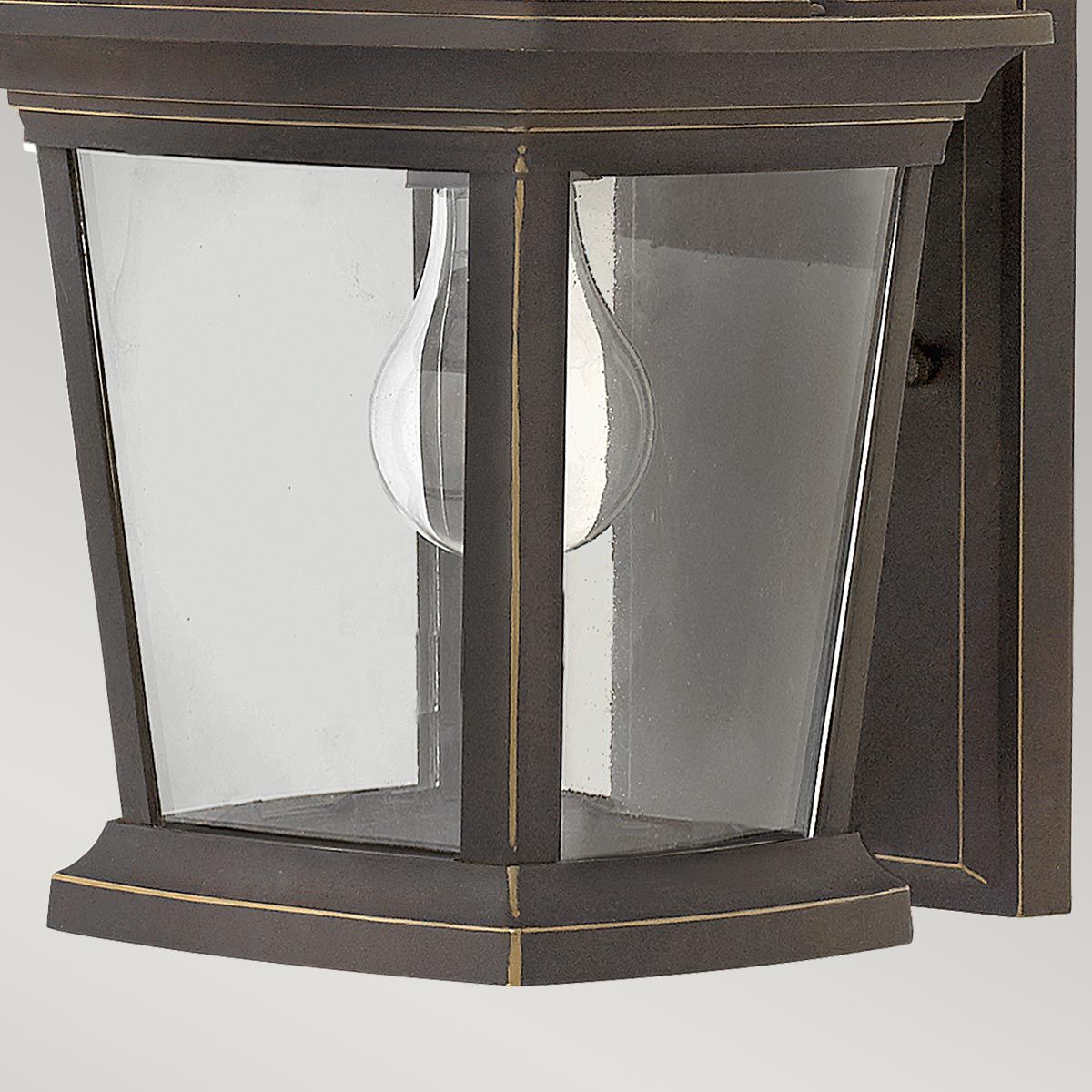 Bromley Kleine Wandlaterne mit 1 Licht, geölte Bronze - Elsteadlighting - HK - BROMLEY2 - S