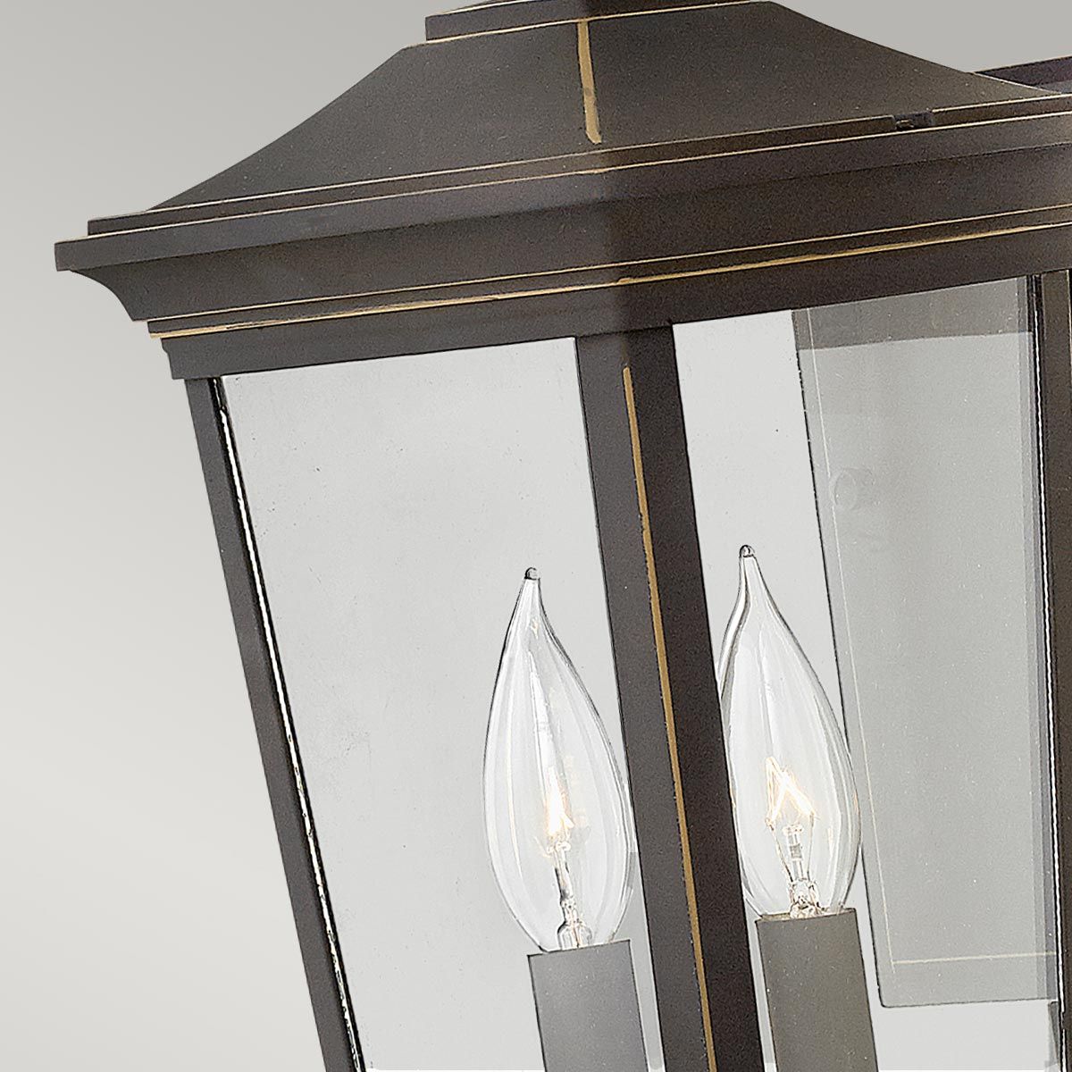 Bromley Wandlaterne, 2 Lichter, mittelgroß, mit Öl eingerieben, Bronze - Elsteadlighting - HK - BROMLEY2 - M
