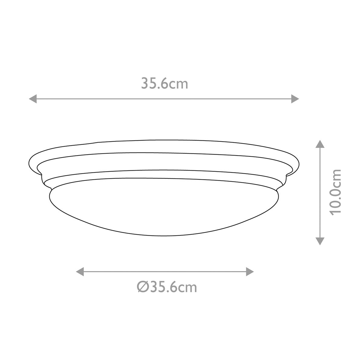 Brompton 1-flammige Deckenleuchte - Gebürstetes Messing - Elsteadlighting - leuchtengrosshandel24