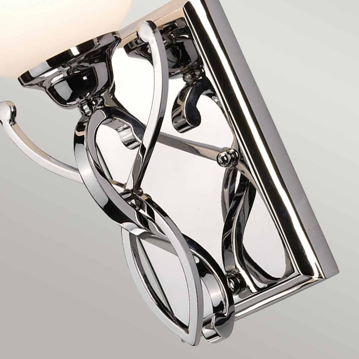 Brooke 1-flammige Wandleuchte - Poliertes Chrom - Elsteadlighting - leuchtengrosshandel24