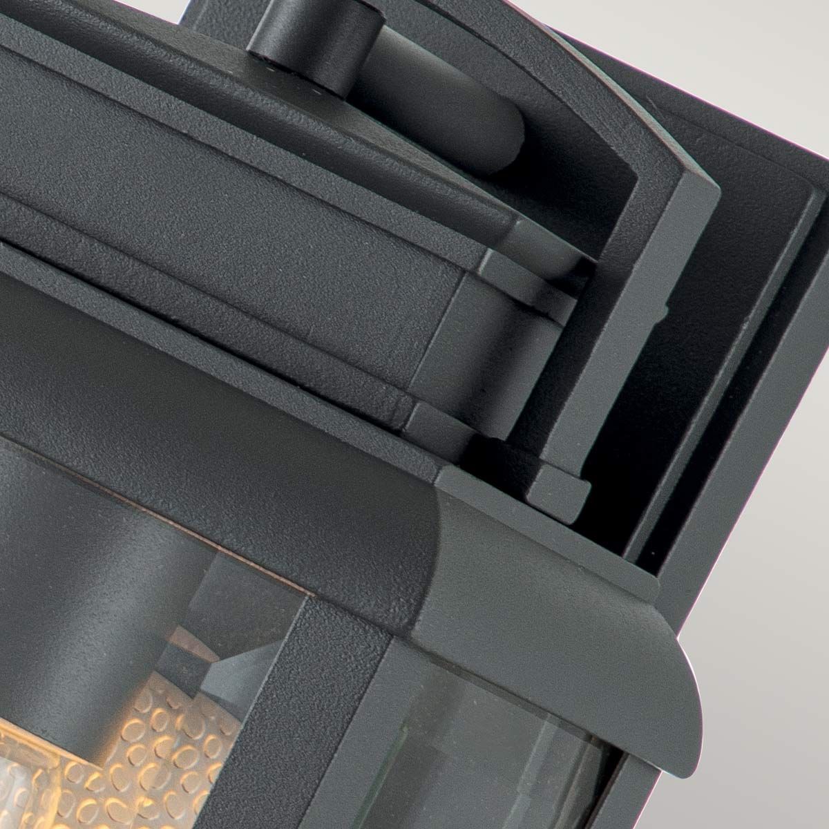 Byron 1 - flammige kleine Wandlaterne - Graphit mit Zinnreflektor - Elsteadlighting - QZ - BYRON - S - GR