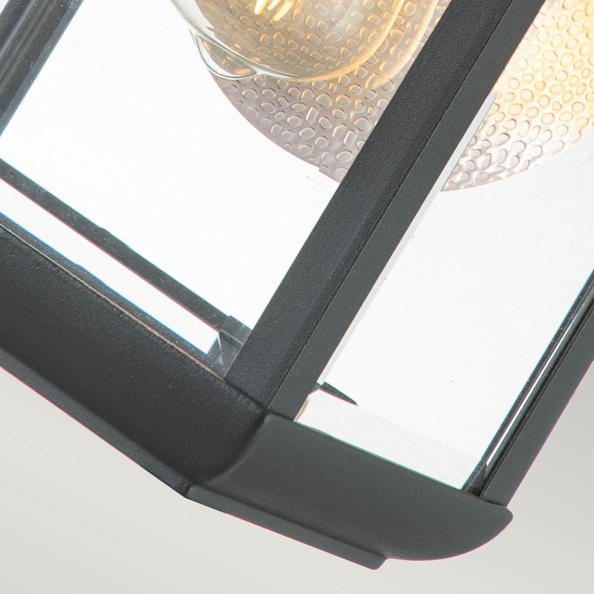 Byron 1 - flammige mittelgroße Wandlaterne - Graphit mit Zinnreflektor - Elsteadlighting - QZ - BYRON - M - GR