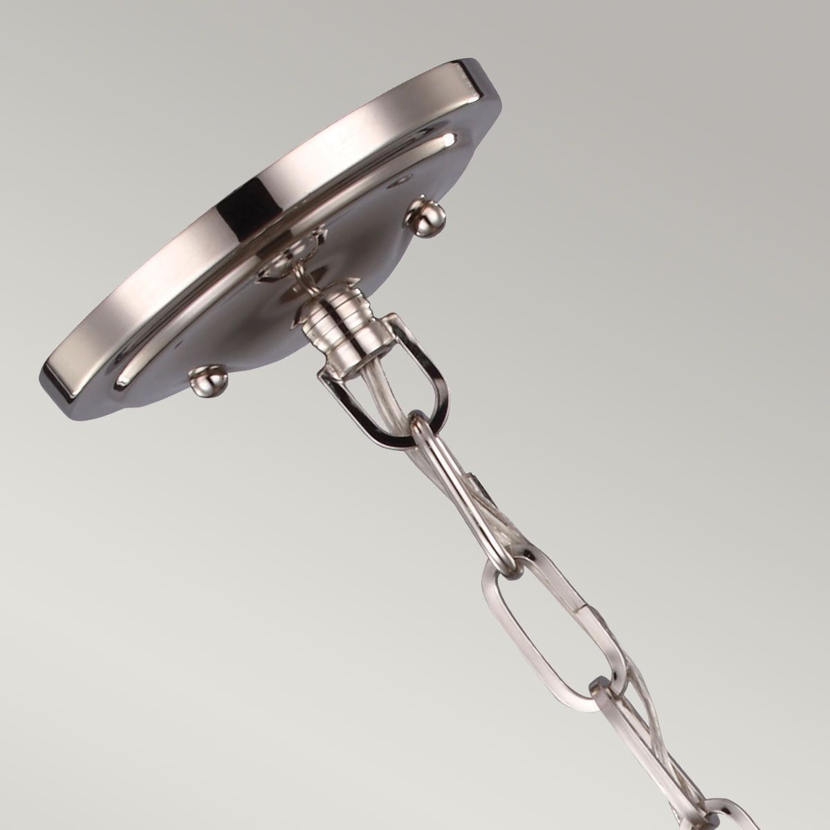 Cadence 1-flammige Mini-Pendelleuchte - Poliertes Nickel/Gebürsteter Stahl - Elsteadlighting - leuchtengrosshandel24