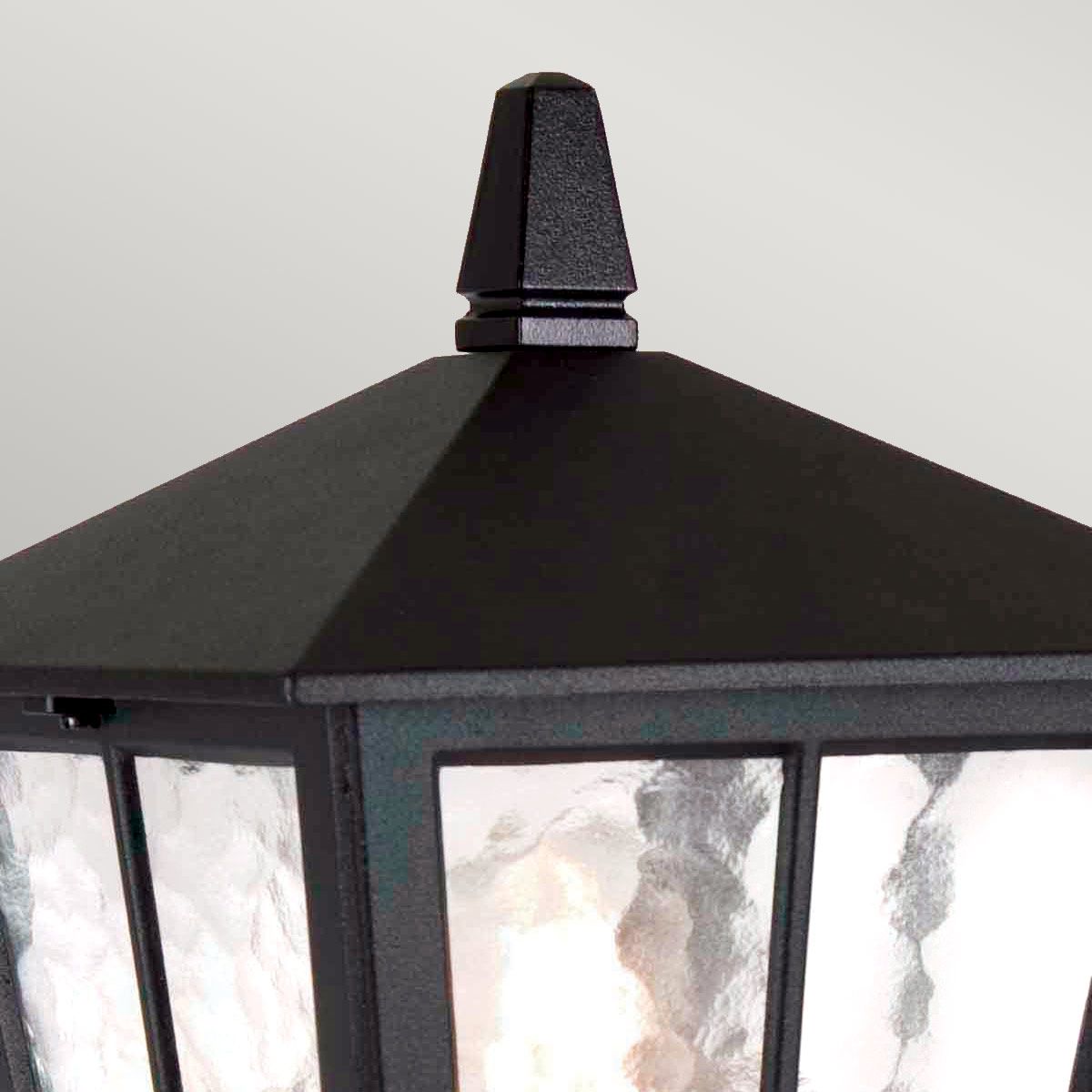 Canterbury 1 - flammige Sockellaterne - Schwarz - Elsteadlighting - BL50M - BLACK