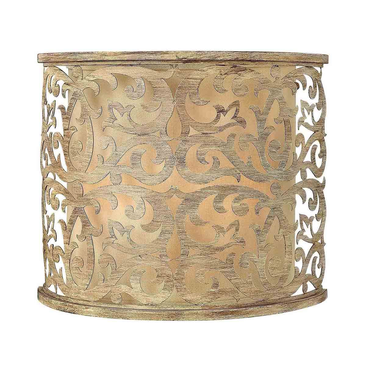 Carabel 2-flammige Wandleuchte - Gebürstetes Champagner - Elsteadlighting - leuchtengrosshandel24