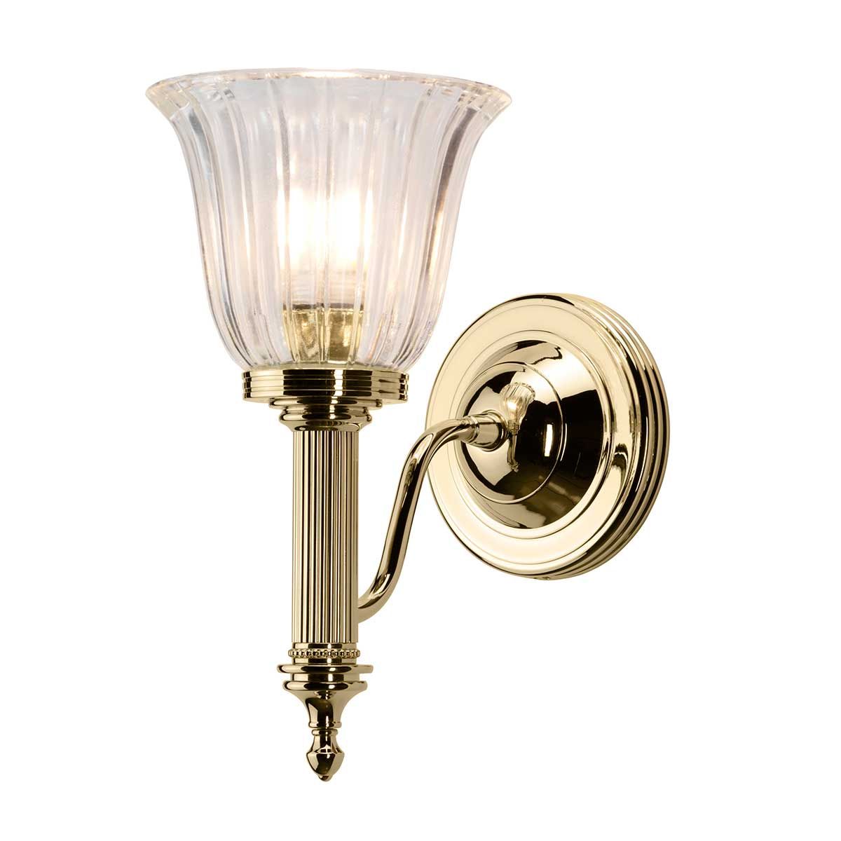 Carroll 1-flammig - Messing poliert - Elsteadlighting - leuchtengrosshandel24