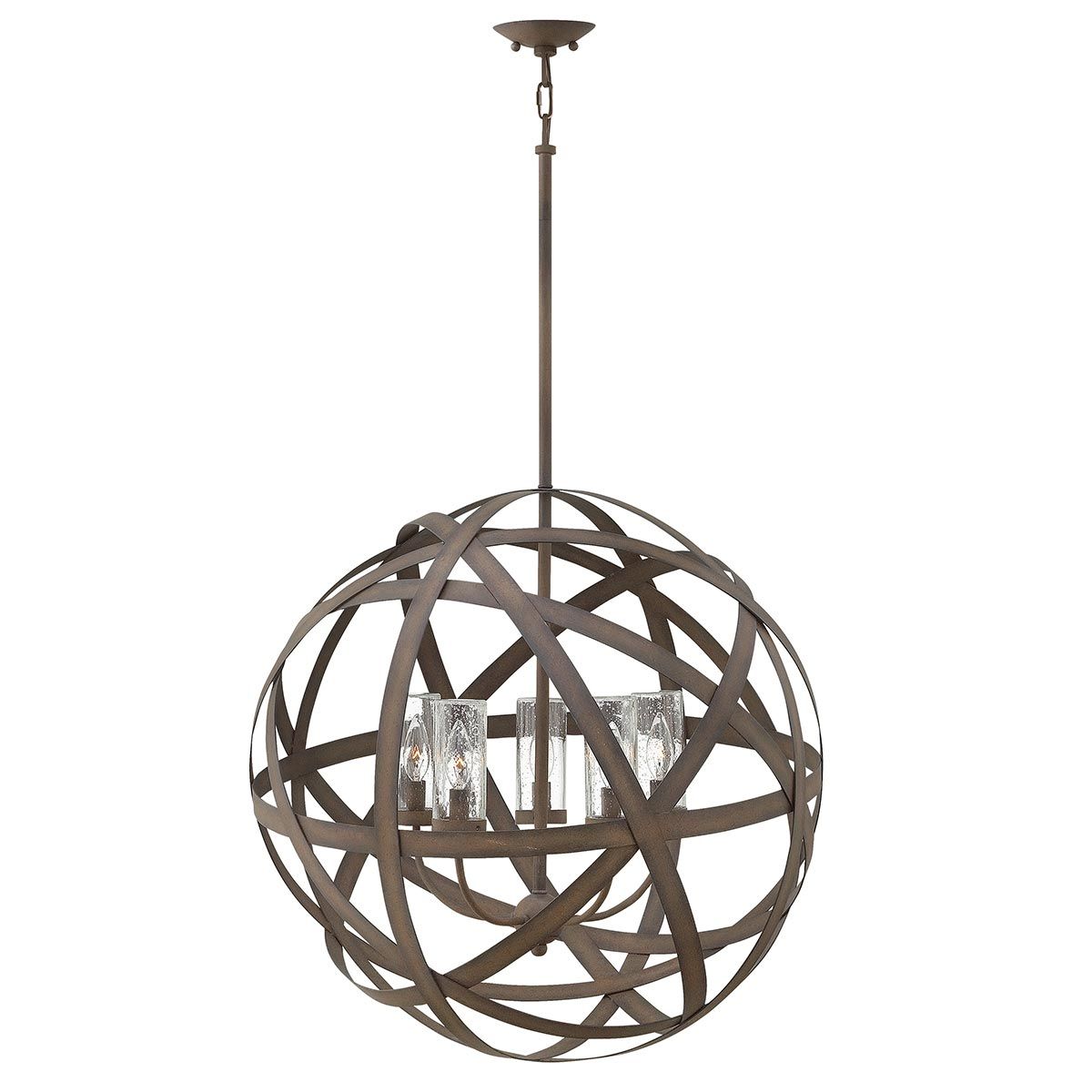 Carson 5 - flammiger Außenkronleuchter - Vintage - Eisen - Elsteadlighting - HK - CARSON - 5P