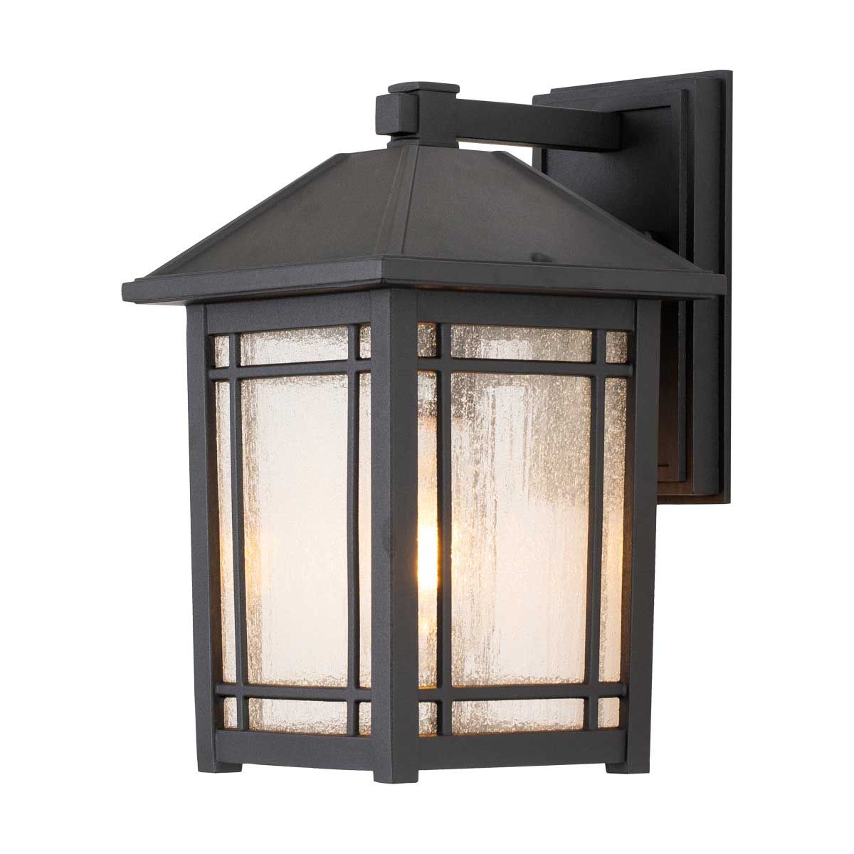Cedar Point 1 - flammige Wandlaterne - Mittelgroß - Schwarz - Elsteadlighting - QZ - CEDAR - POINT - M - BK