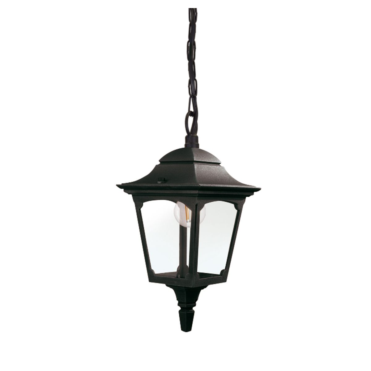 Chapel 1 - flammige Mini - Kettenlaterne - Schwarz - Elsteadlighting - CPM9 - BLACK