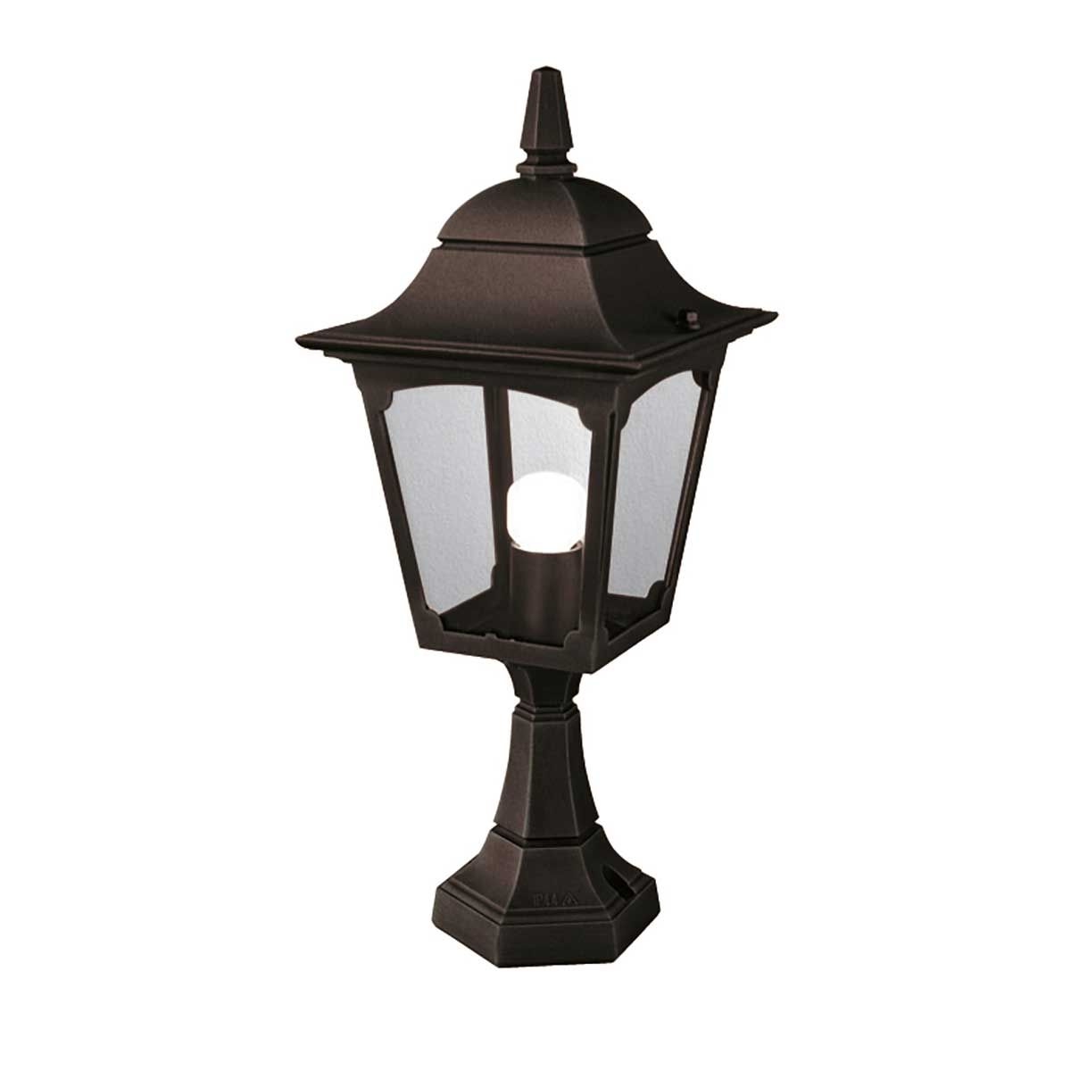 Chapel 1 - flammige Sockellaterne - Schwarz - Elsteadlighting - CP4 - BLACK