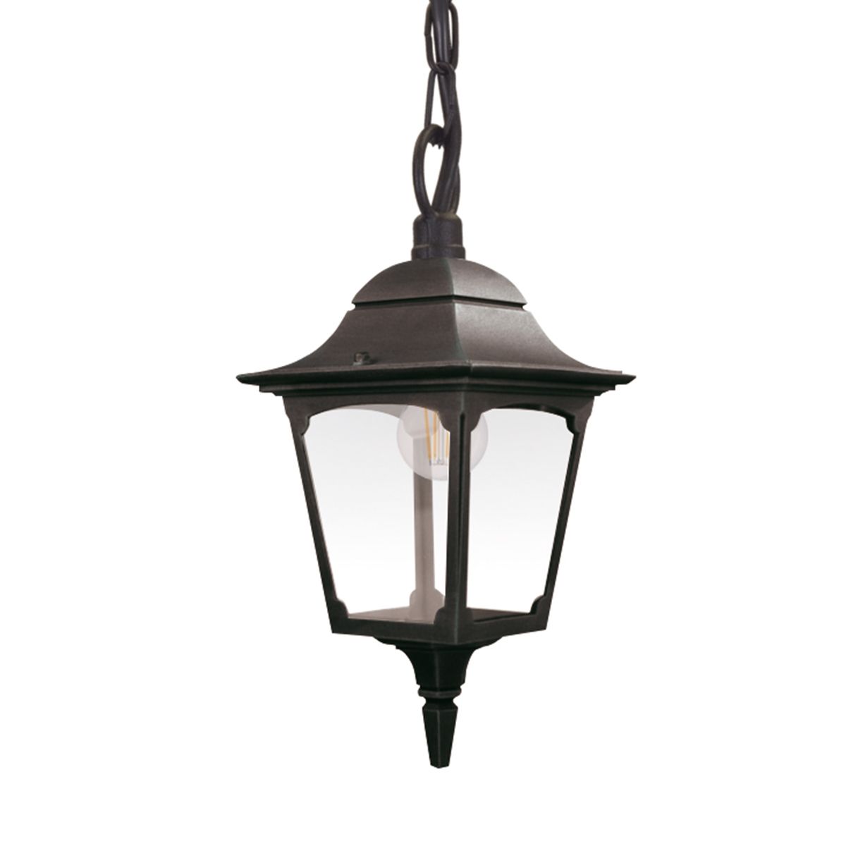 Chapel 1 - Licht - Kettenlaterne - Schwarz - Elsteadlighting - CP9 - BLACK