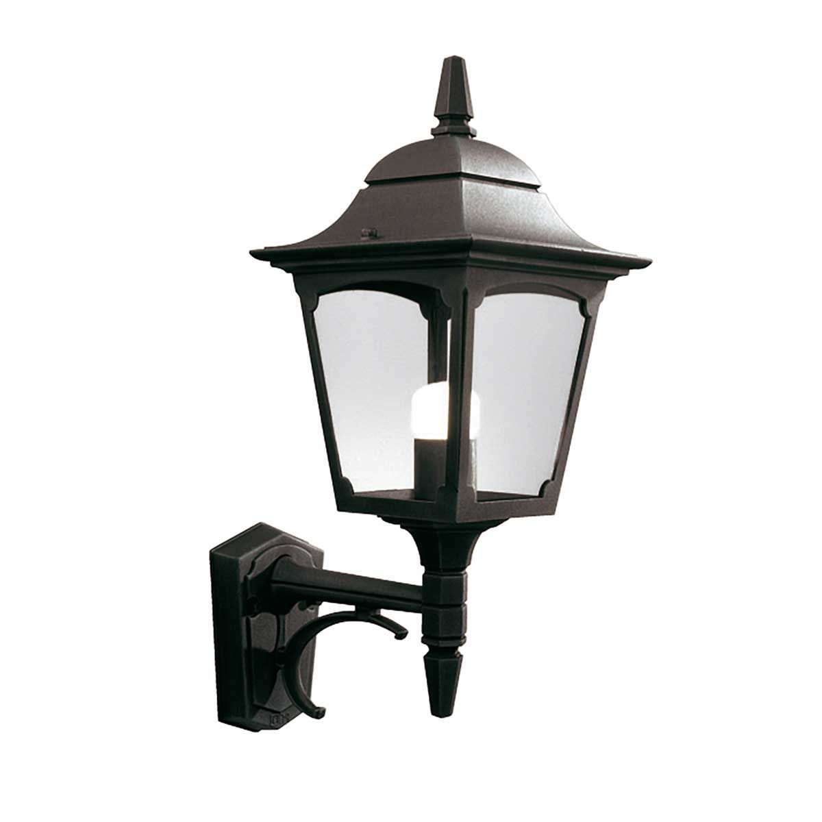 Chapel 1 Wandlaterne mit Licht - Schwarz - Elsteadlighting - CP1 - BLACK