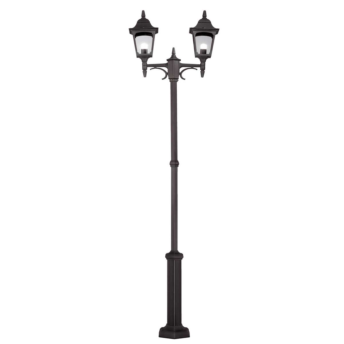 Chapel 2 - flammige Doppelpfostenleuchte - Schwarz - Elsteadlighting - CP8 - BLACK