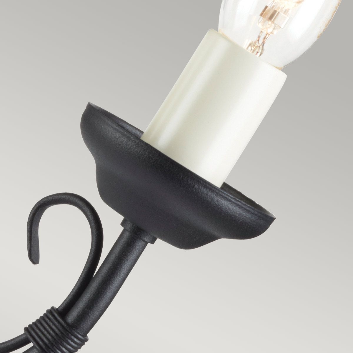 Chartwell 2-flammige Wandleuchte - Schwarz - Elsteadlighting - leuchtengrosshandel24