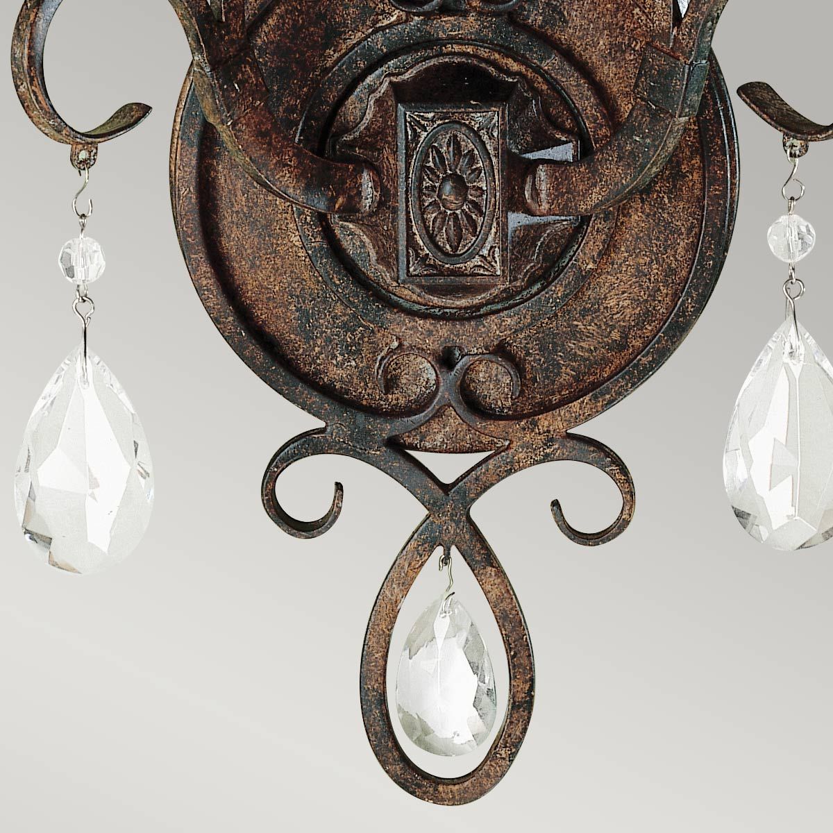 Chateau 2-flammige Wandleuchte - Mokkabronze - Elsteadlighting - leuchtengrosshandel24