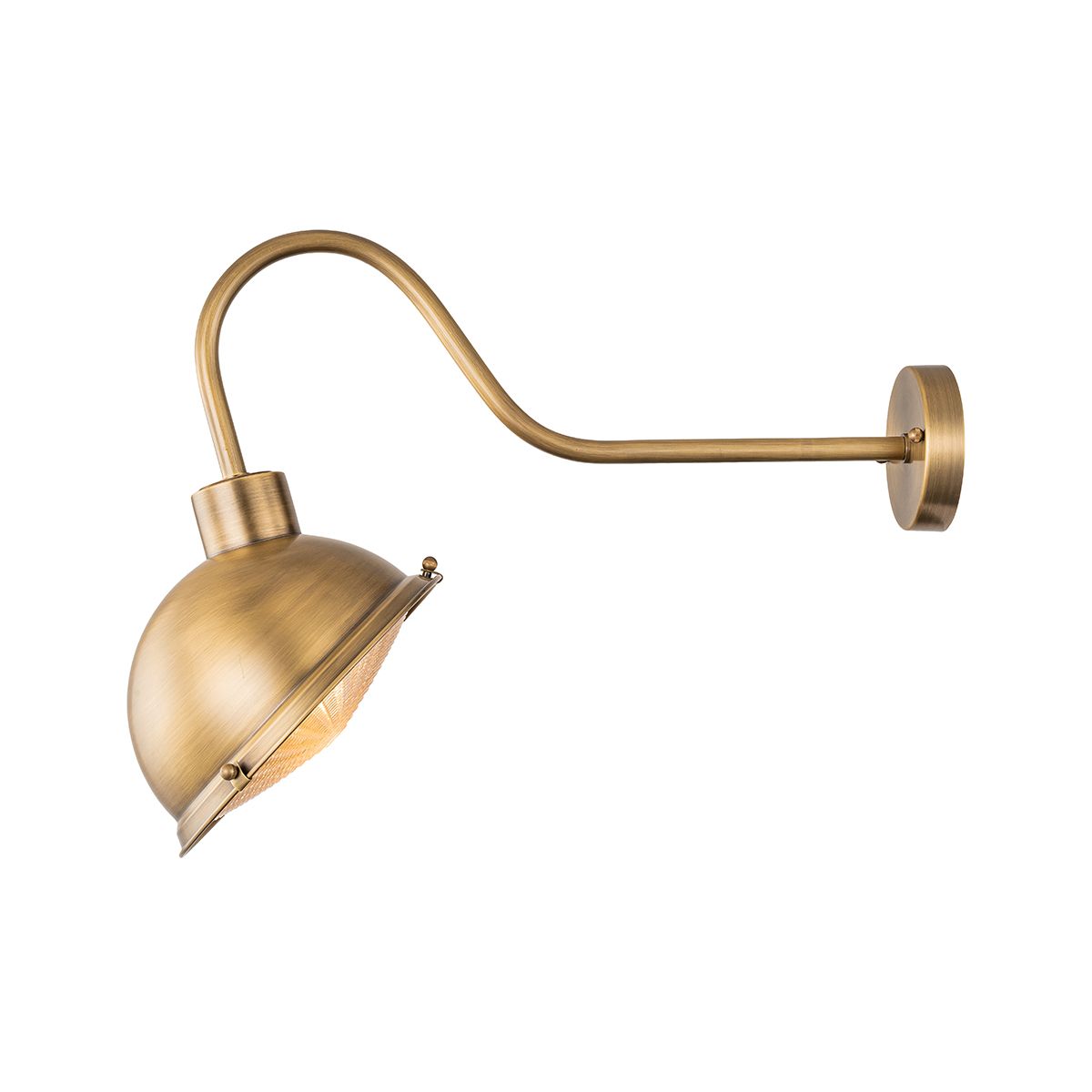 Chiswick 1L Messing - Schilderleuchte - Antikes Messing - Elsteadlighting - CHISWICK - ATB
