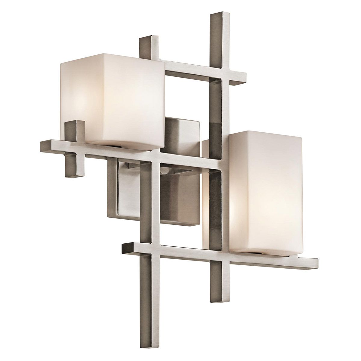 City Lights 2-flammige Wandleuchte - Klassisches Zinn - Elsteadlighting - leuchtengrosshandel24