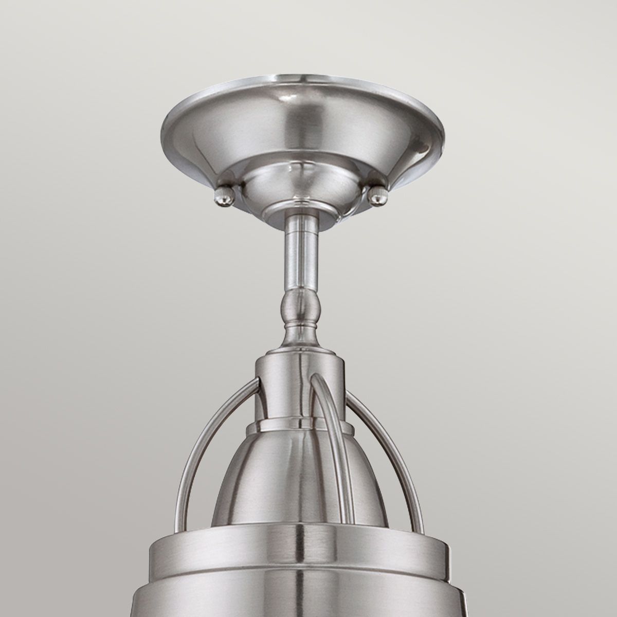 Cody 1-flammige Mini-Pendelleuchte in gebürstetem Nickel - Gebürstetes Nickel - Elsteadlighting - leuchtengrosshandel24
