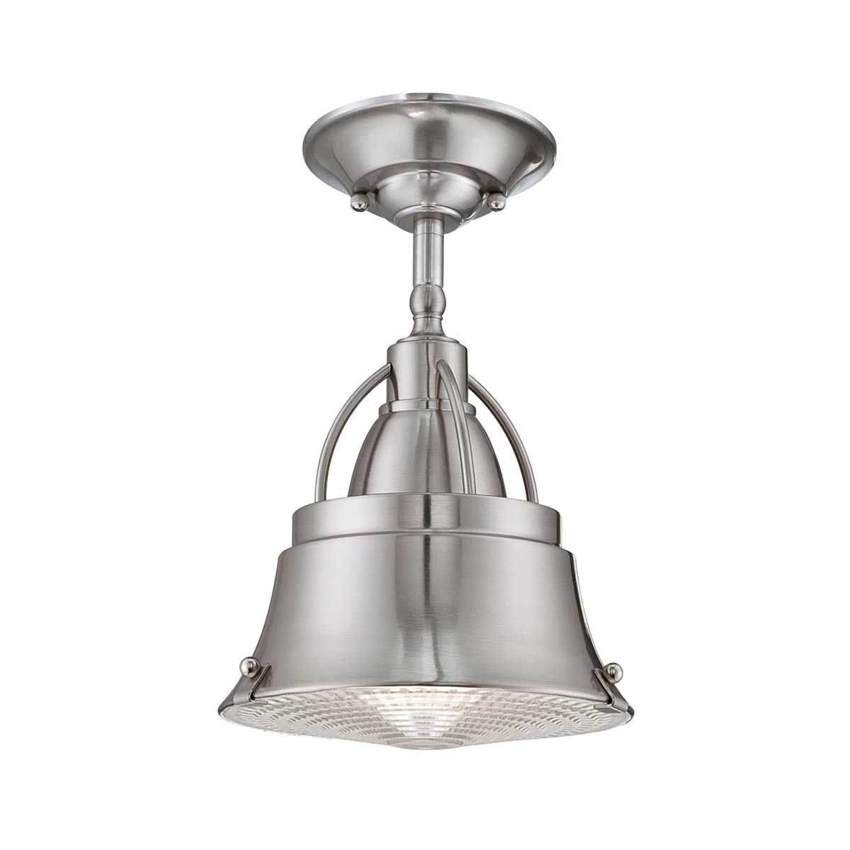 Cody 1-flammige Mini-Pendelleuchte in gebürstetem Nickel - Gebürstetes Nickel - Elsteadlighting - leuchtengrosshandel24