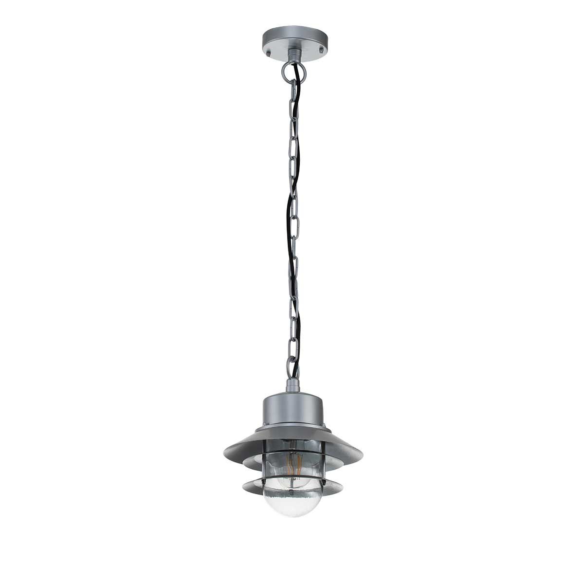 Copenhagen 1 - flammige Kettenlaterne - Silber - Elsteadlighting - COPENHAGEN8 - SIL