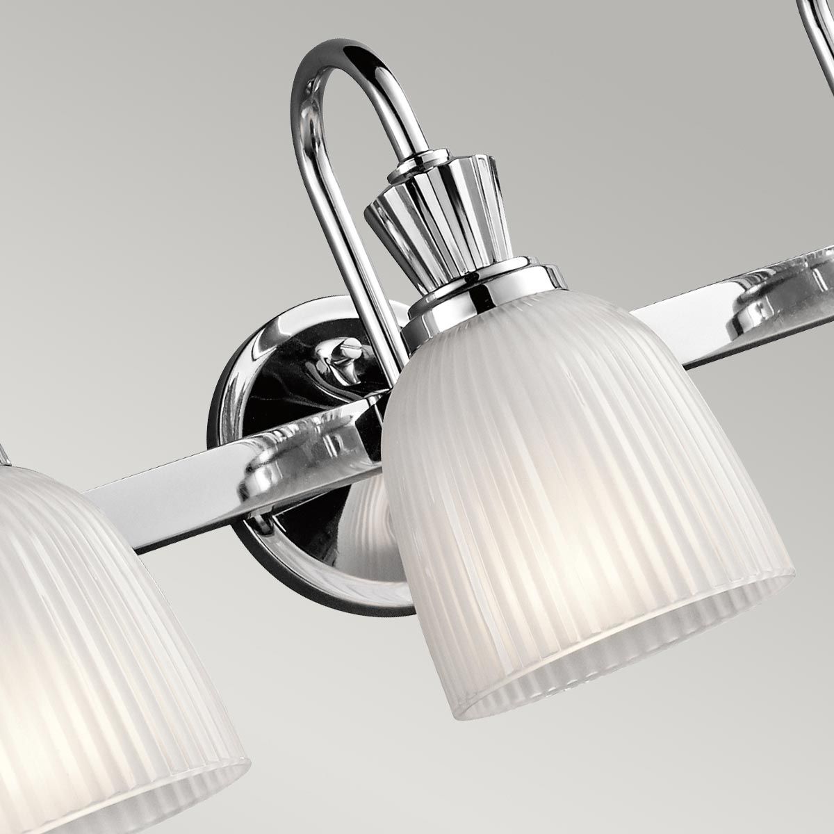 Cora 3-flammige Wandleuchte - Poliertes Chrom - Elsteadlighting - leuchtengrosshandel24