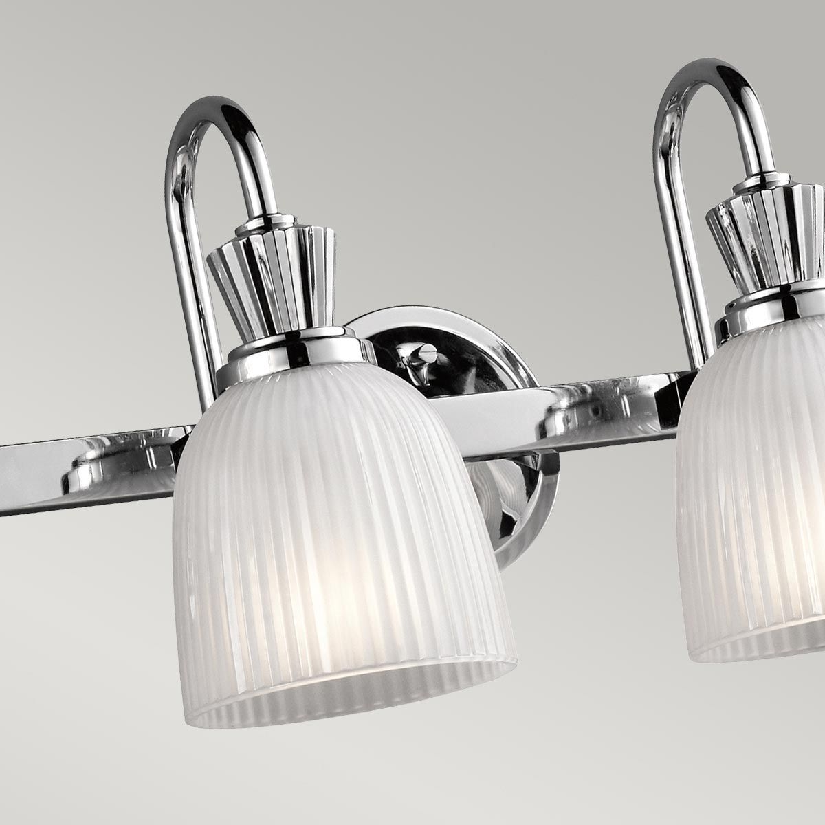 Cora 4-flammige Wandleuchte - Poliertes Chrom - Elsteadlighting - leuchtengrosshandel24